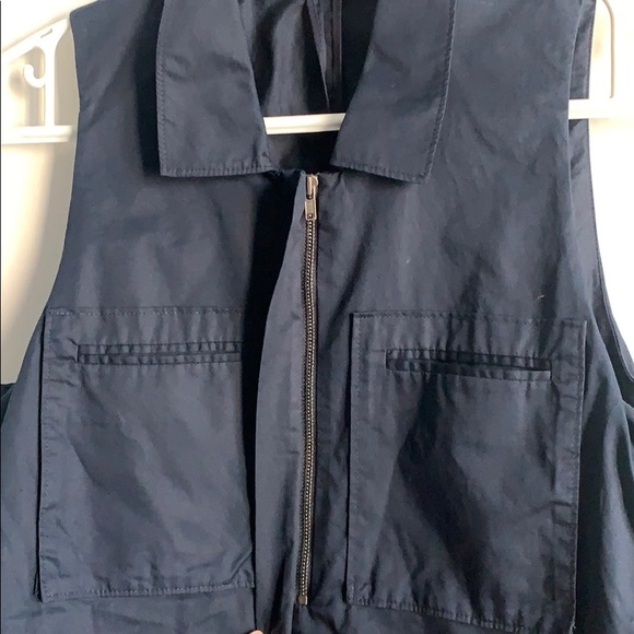 NWOT Theory ‘Gemine' Tiered Twill A-Line Dress - Picture 8 of 10